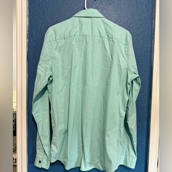 APT. 9 Teal Button Down - Picture 2 of 3